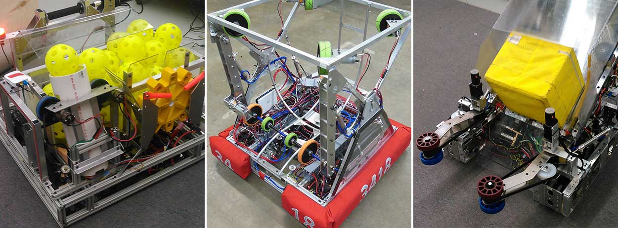 RoboRiot robots built by team 3418